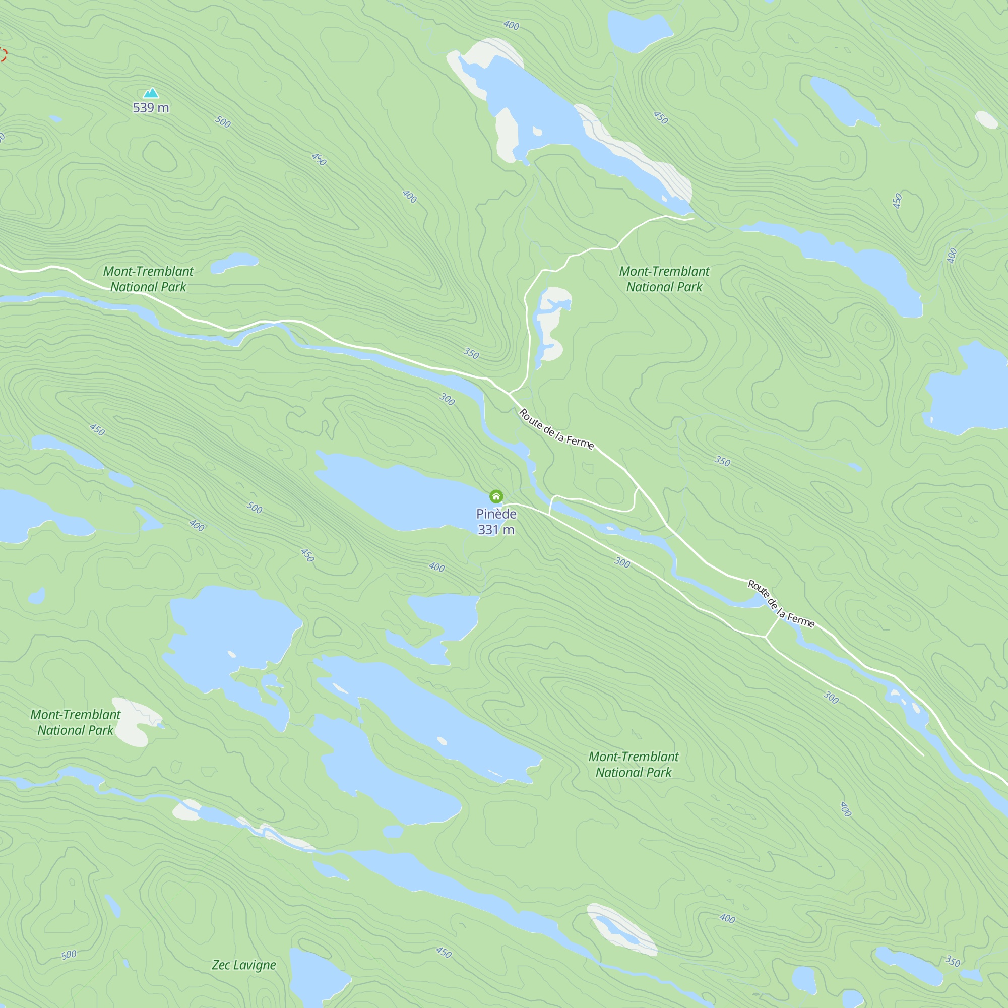 Pessière map