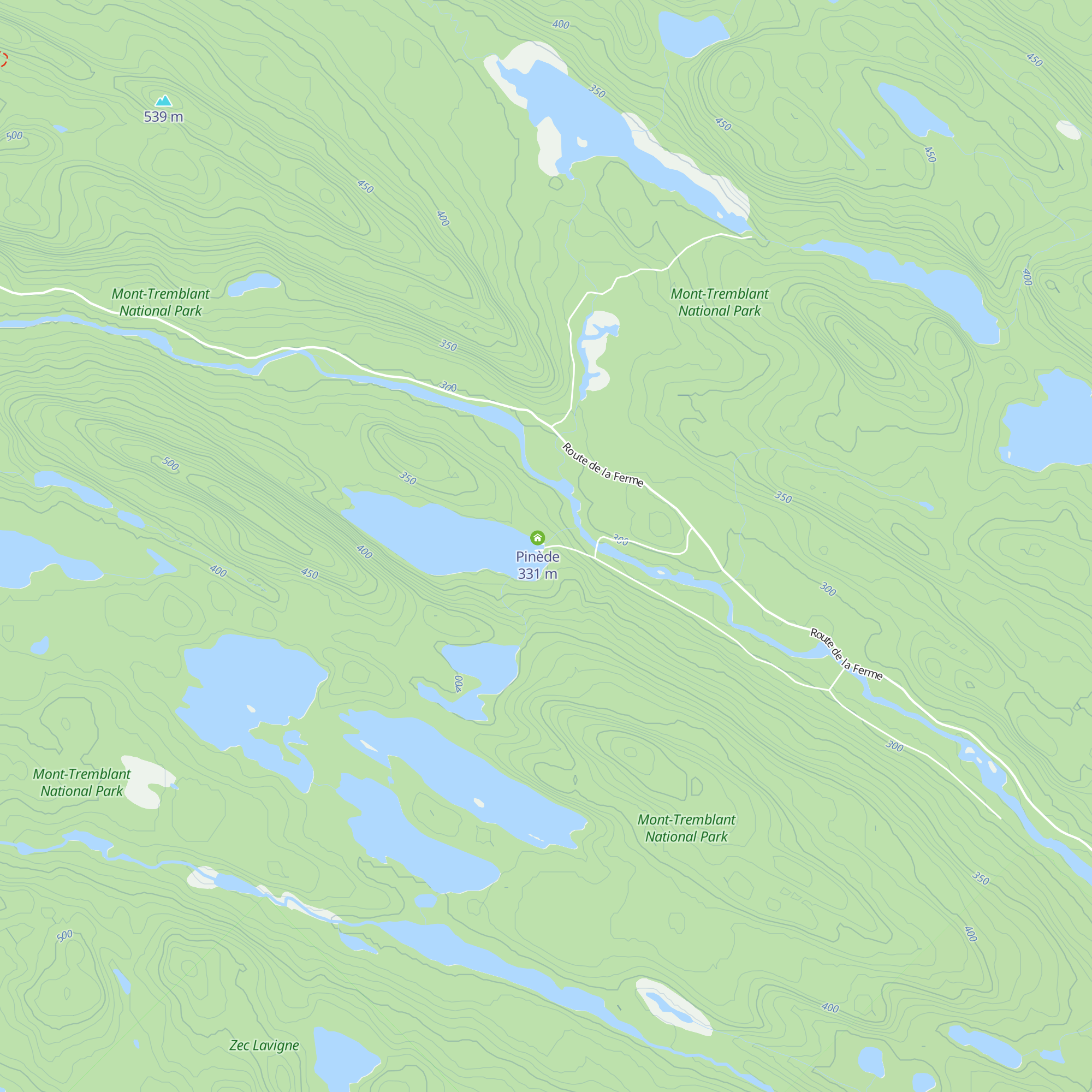 Pessière map
