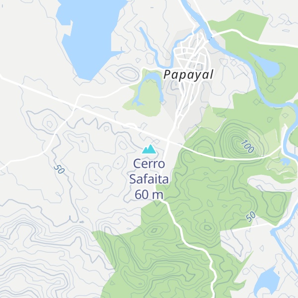 Map of Cerro Safaita