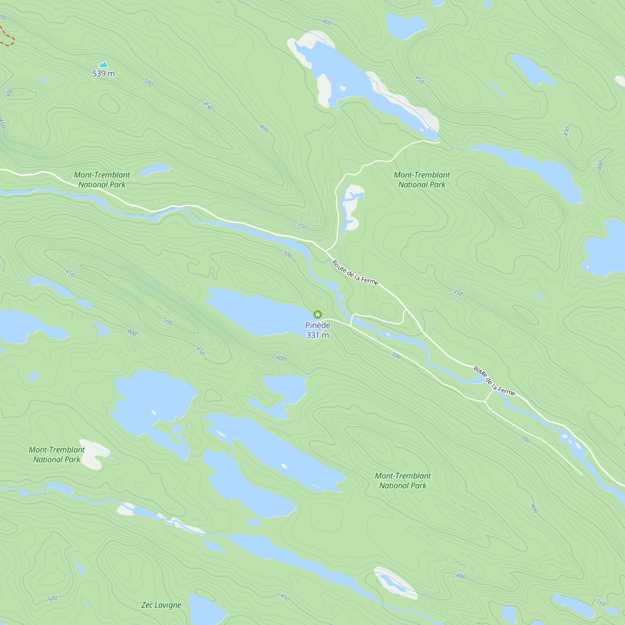 Cédrière map