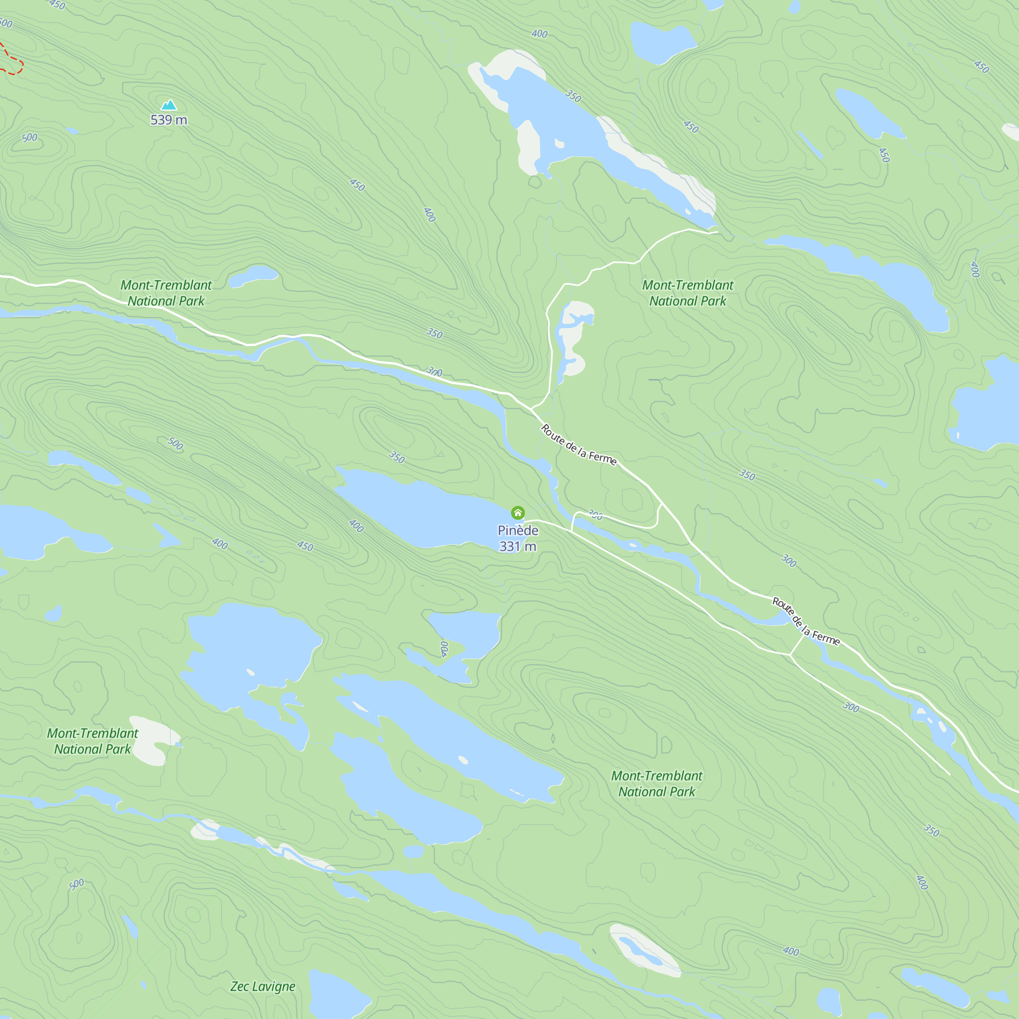 Cédrière map