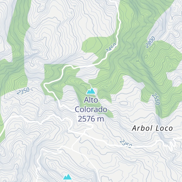 Map of Alto Colorado