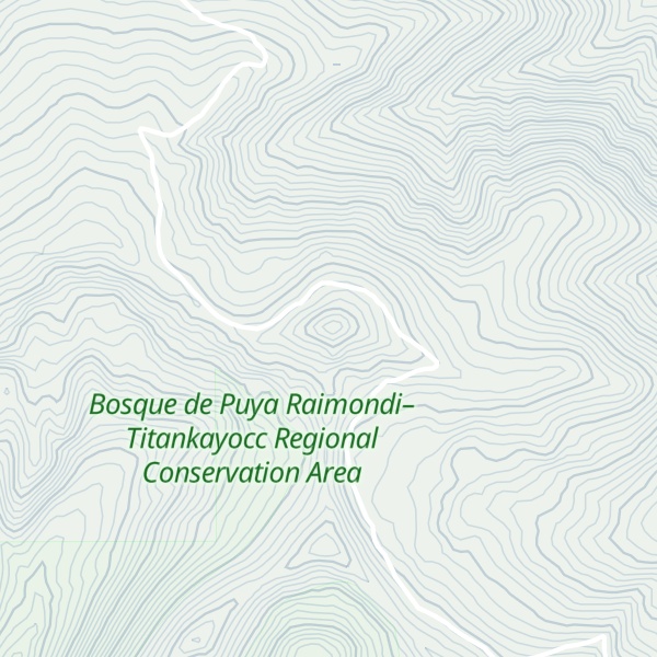 Map of Cerro Corazón Mocco