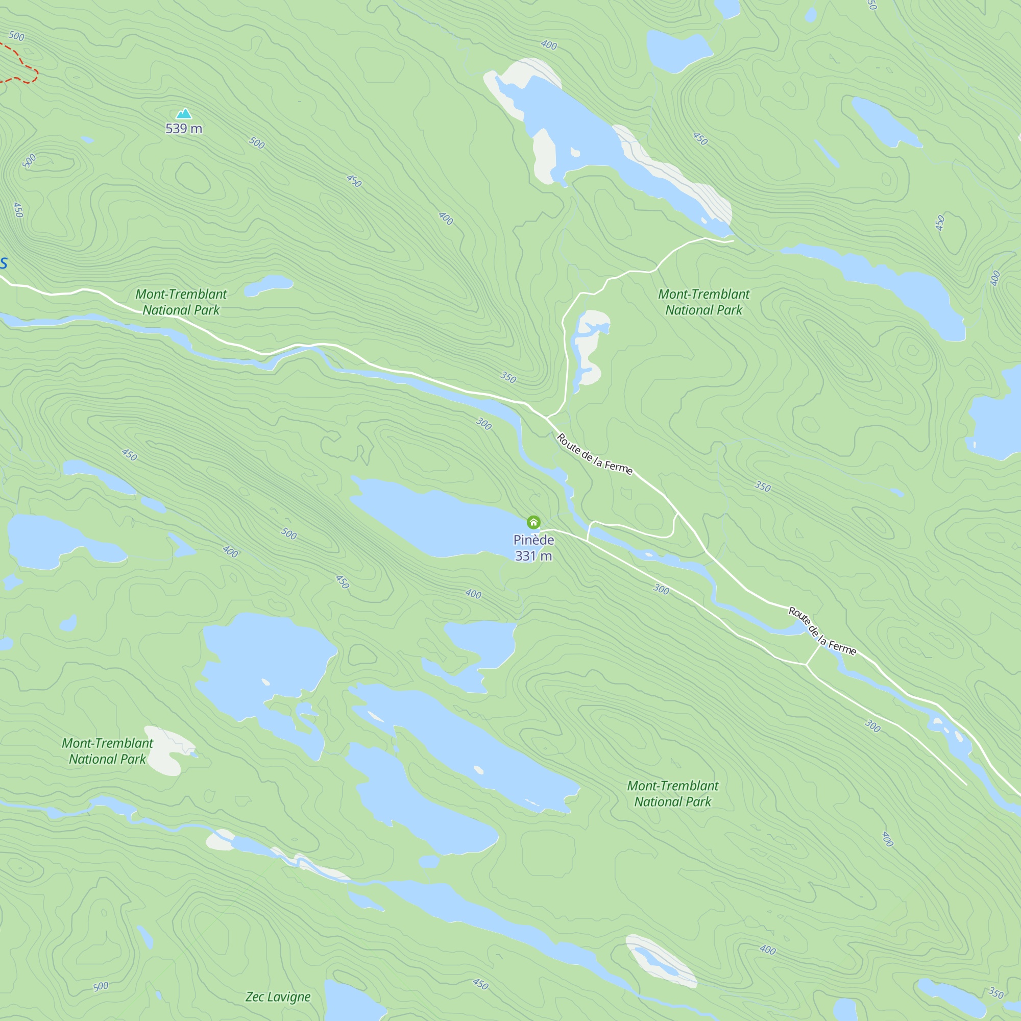 Aulnaie map