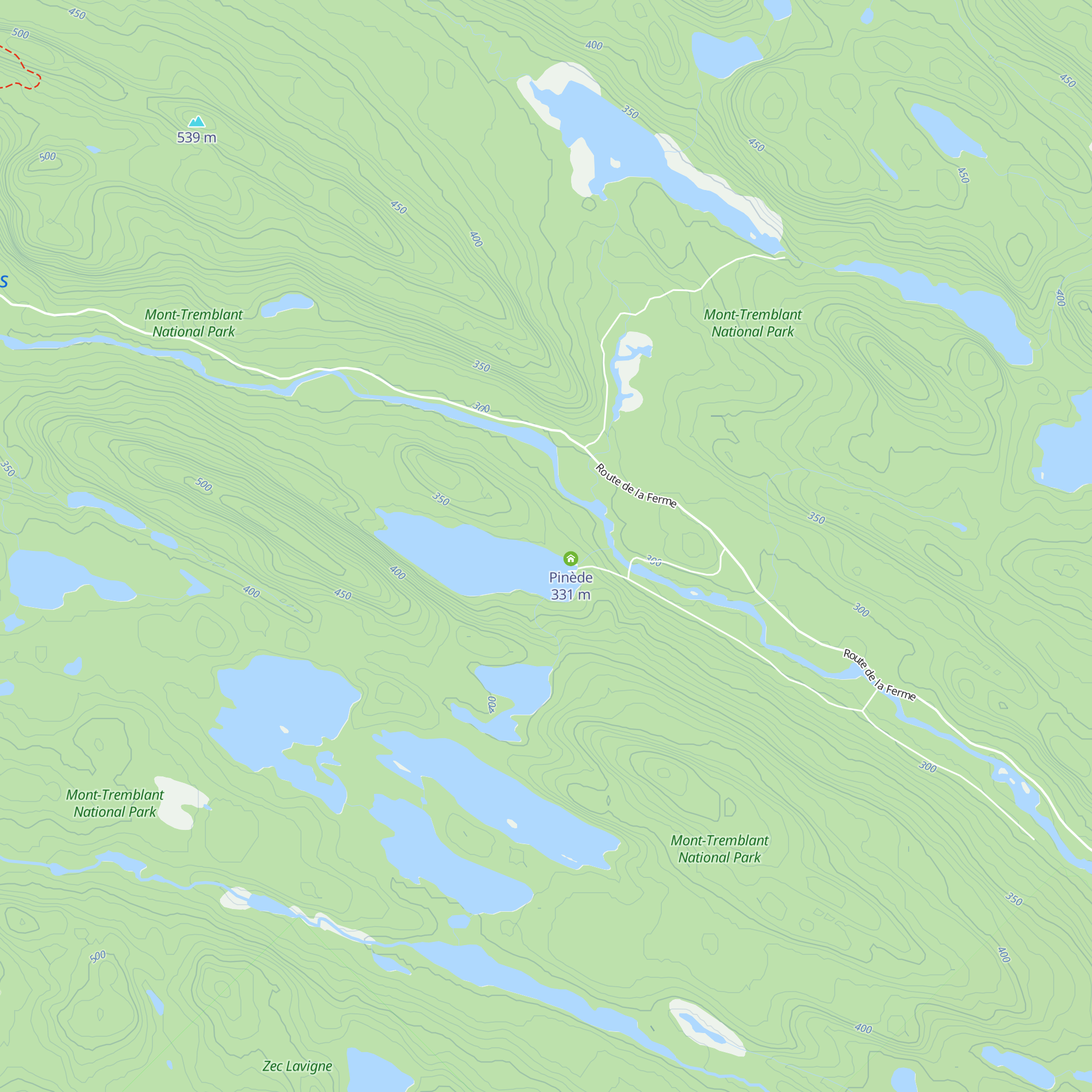 Aulnaie map