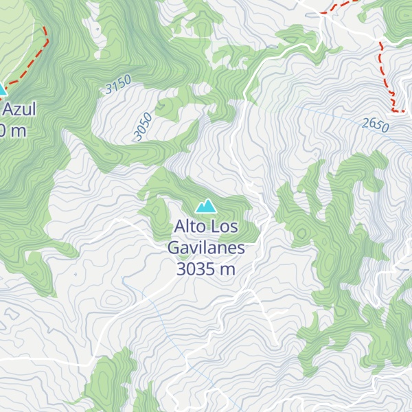 Map of Alto Los Gavilanes