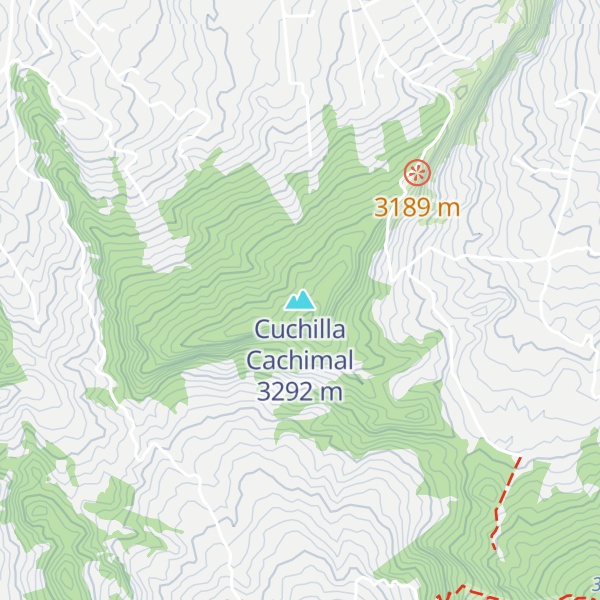 Map of Cuchilla Cachimal