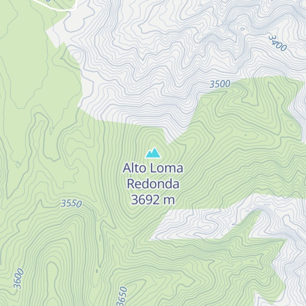 Map of Alto Loma Redonda