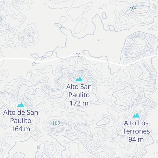 Map of Alto San Paulito