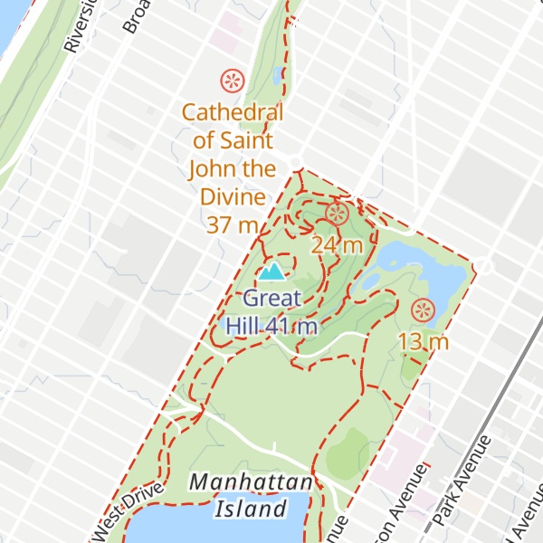 Map of Great Hill