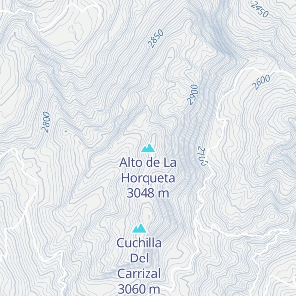 Map of Alto de La Horqueta