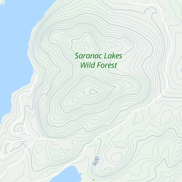 Map of Mount Whitney
