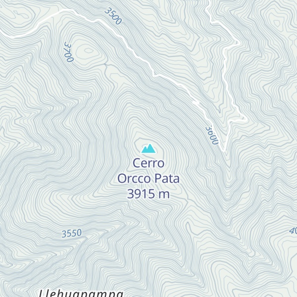 Map of Cerro Orcco Pata