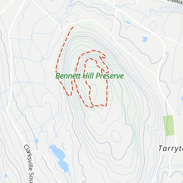 Map of Bennett Hill