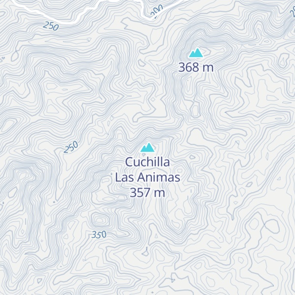 Map of Cuchilla Las Animas