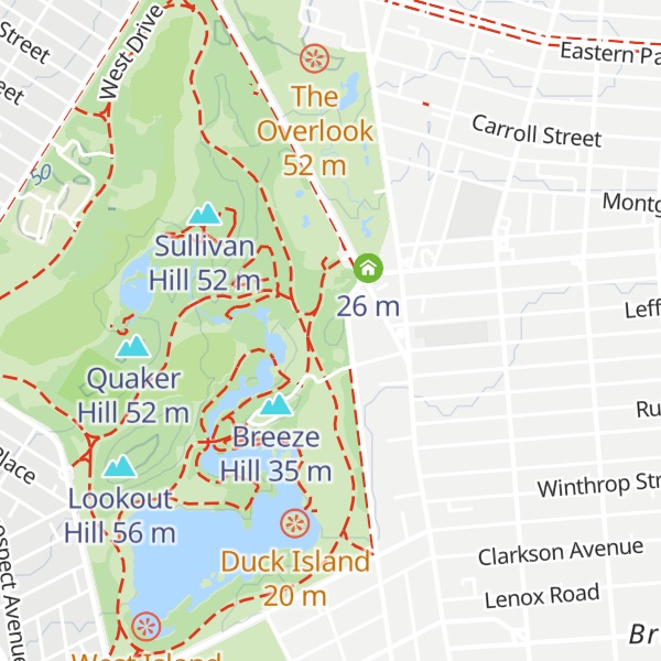 Map of Willink Hill