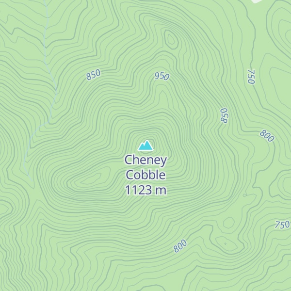 Map of Cheney Cobble