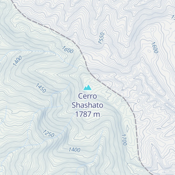 Map of Cerro Shashato