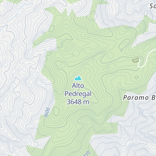 Map of Alto Pedregal