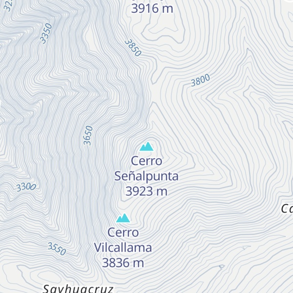 Map of Cerro Señalpunta