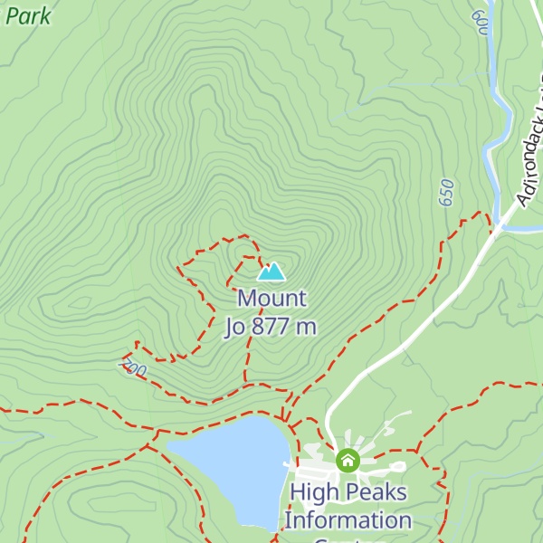 Map of Mount Jo