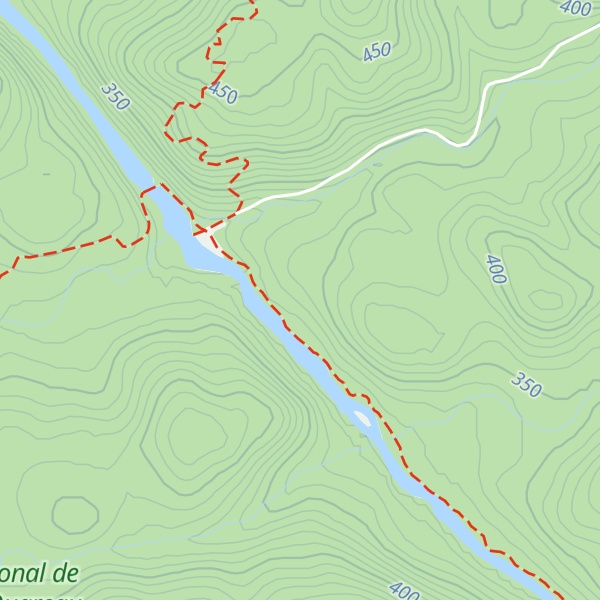 Map of Refuge des Capucines