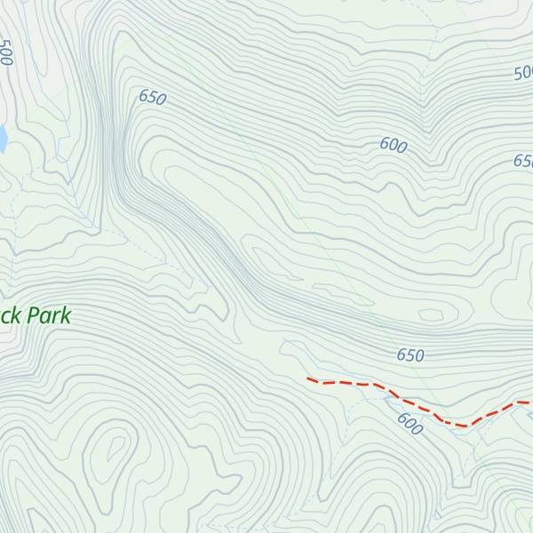 Map of Huckleberry Mountain