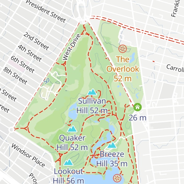 Map of Sullivan Hill