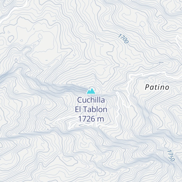 Map of Cuchilla El Tablon