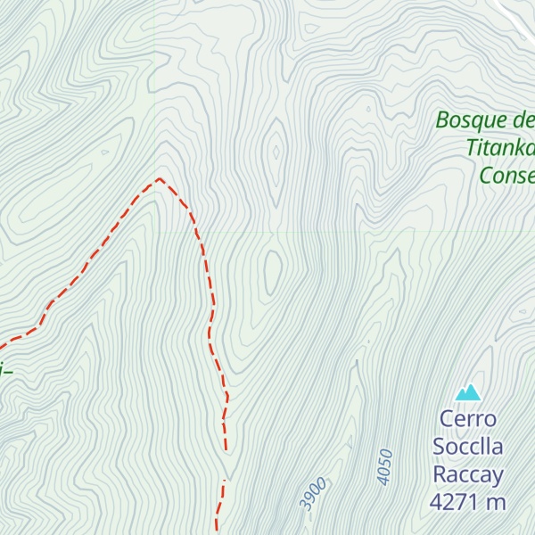 Map of Cerro Pabellón
