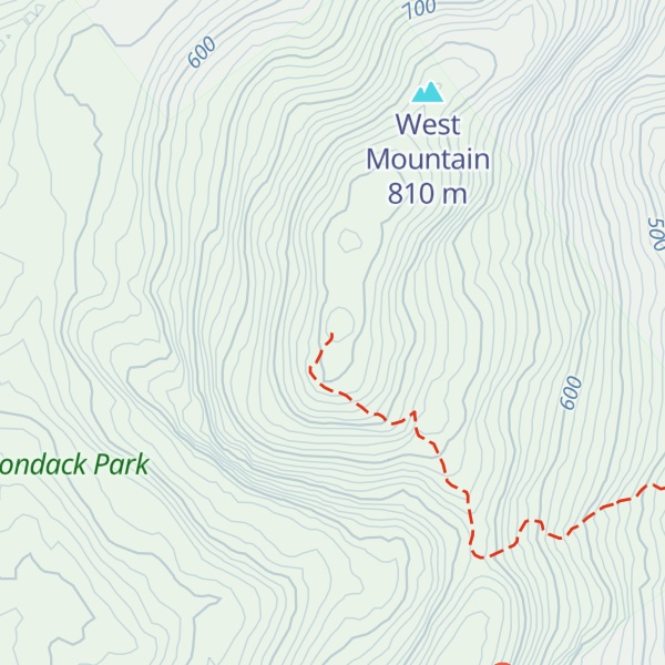 Map of West Mountain B