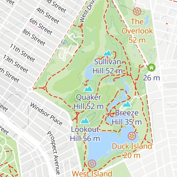Map of Quaker Hill