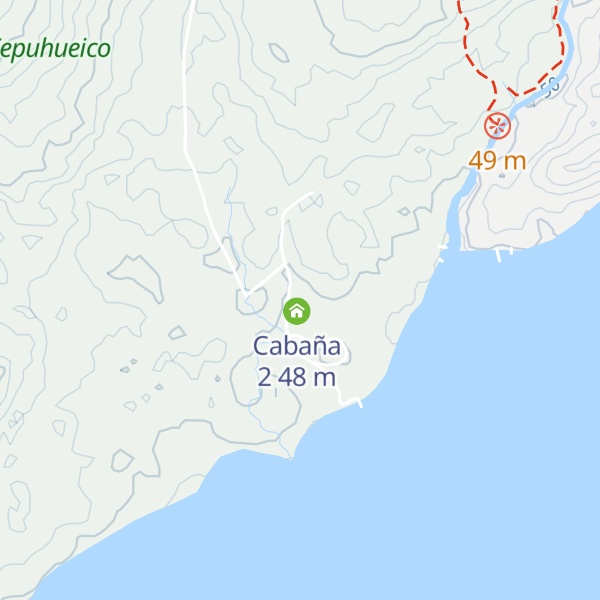 Map of Cabaña 1