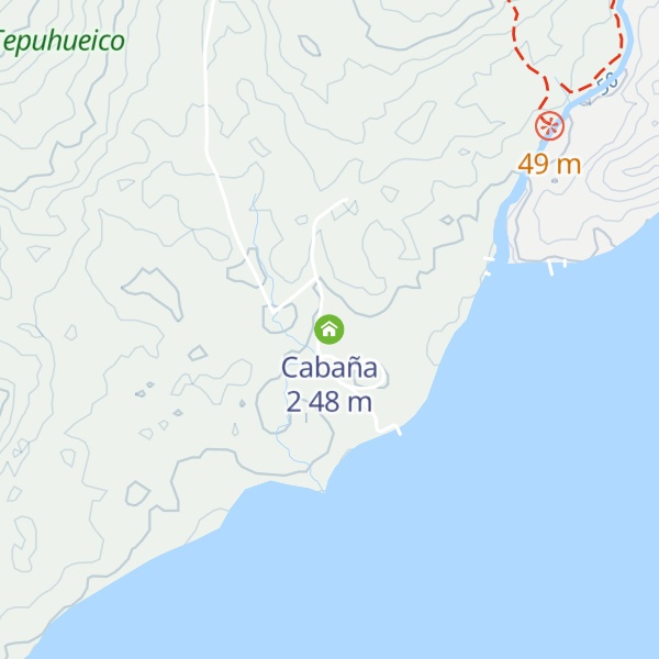 Map of Cabaña 2