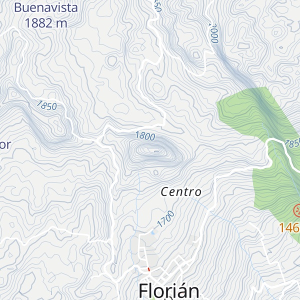 Map of Cerro Mirador