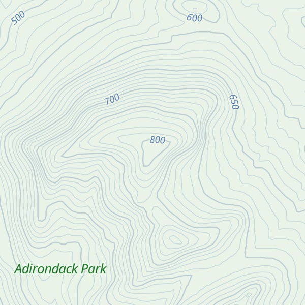 Map of Blue Mountain