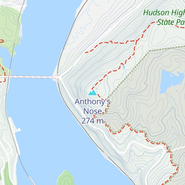 Map of Anthony's Nose