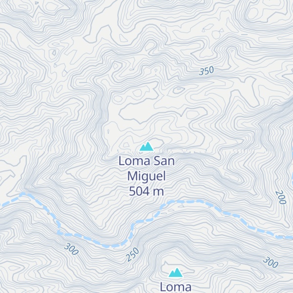 Map of Loma San Miguel