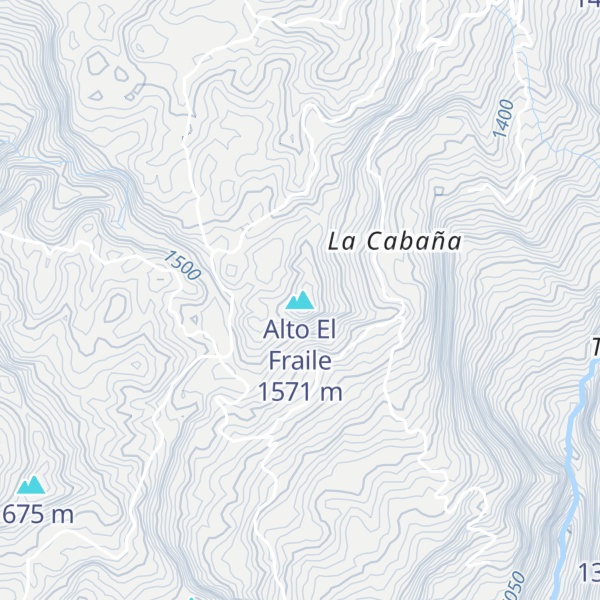 Map of Alto El Fraile