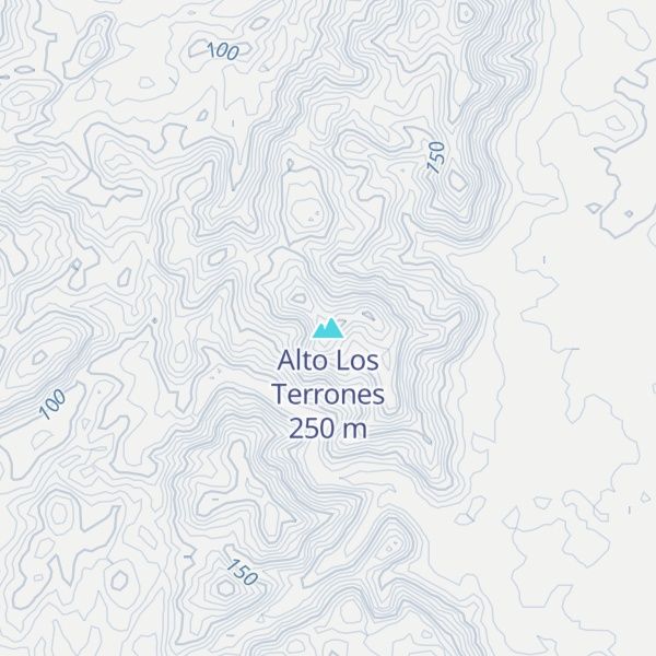 Map of Alto Los Terrones