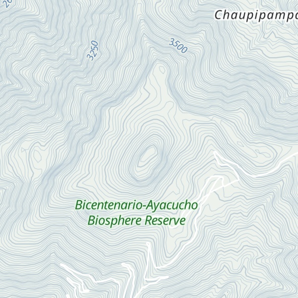 Map of Cerro Pillucho