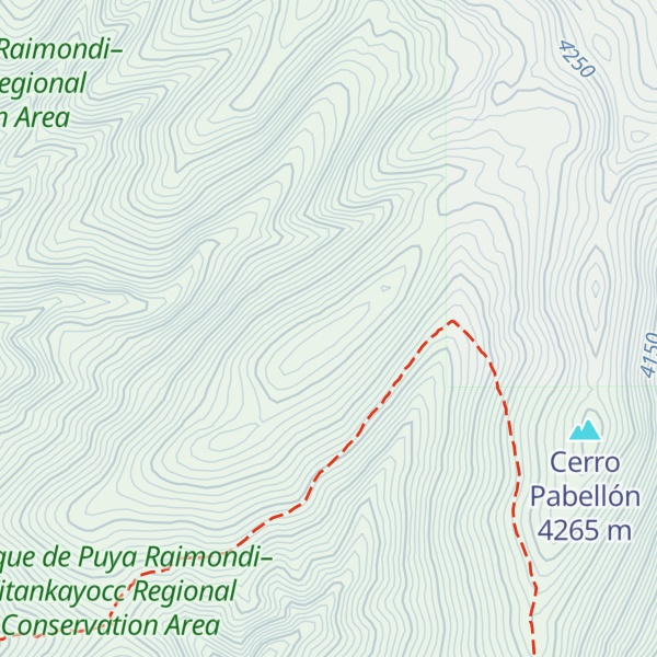 Map of Cerro Ccotoccasa