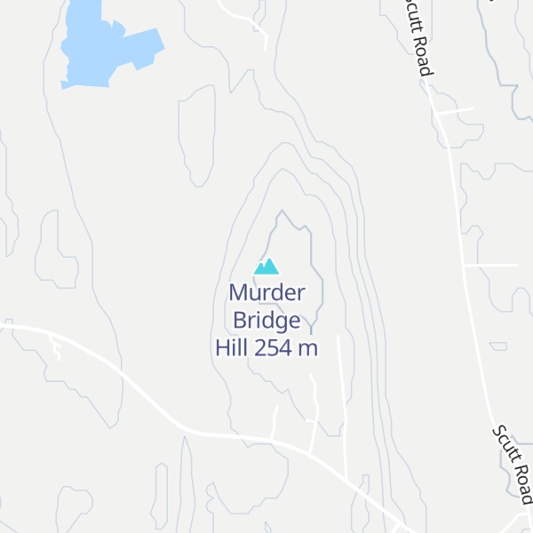 Map of Murder Bridge Hill