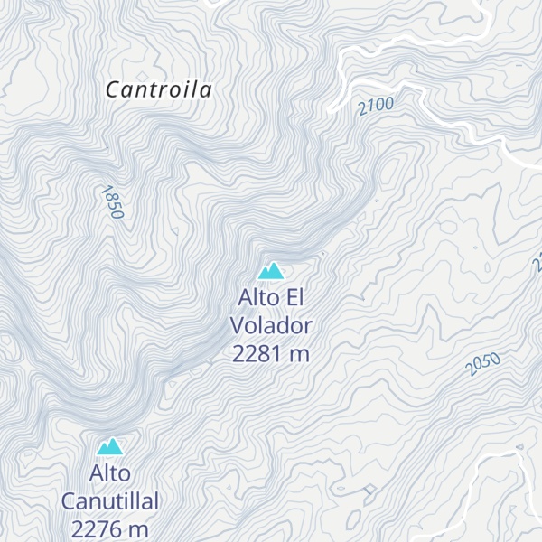 Map of Alto El Volador