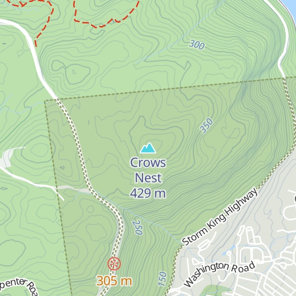 Map of Crows Nest