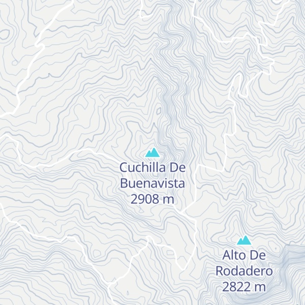 Map of Cuchilla De Buenavista