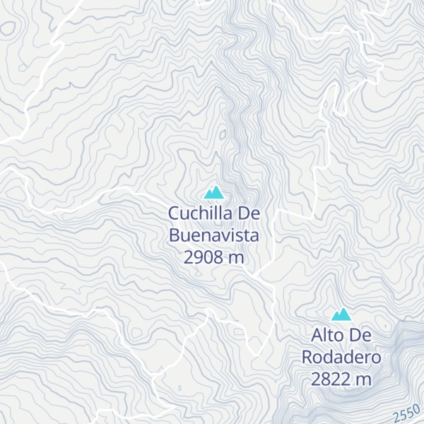 Map of Alto Del Rodadero