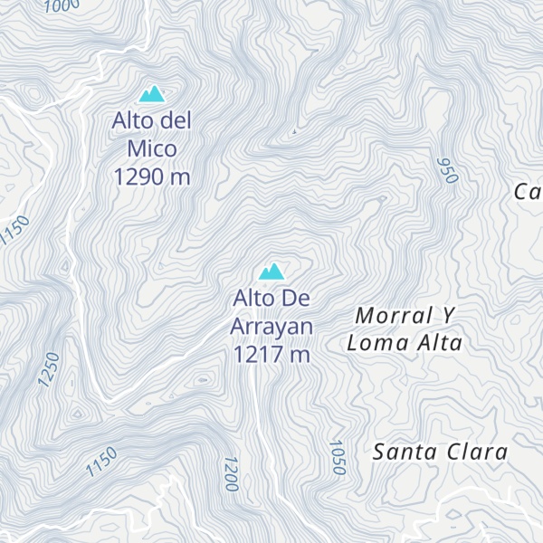 Map of Alto De Arrayan