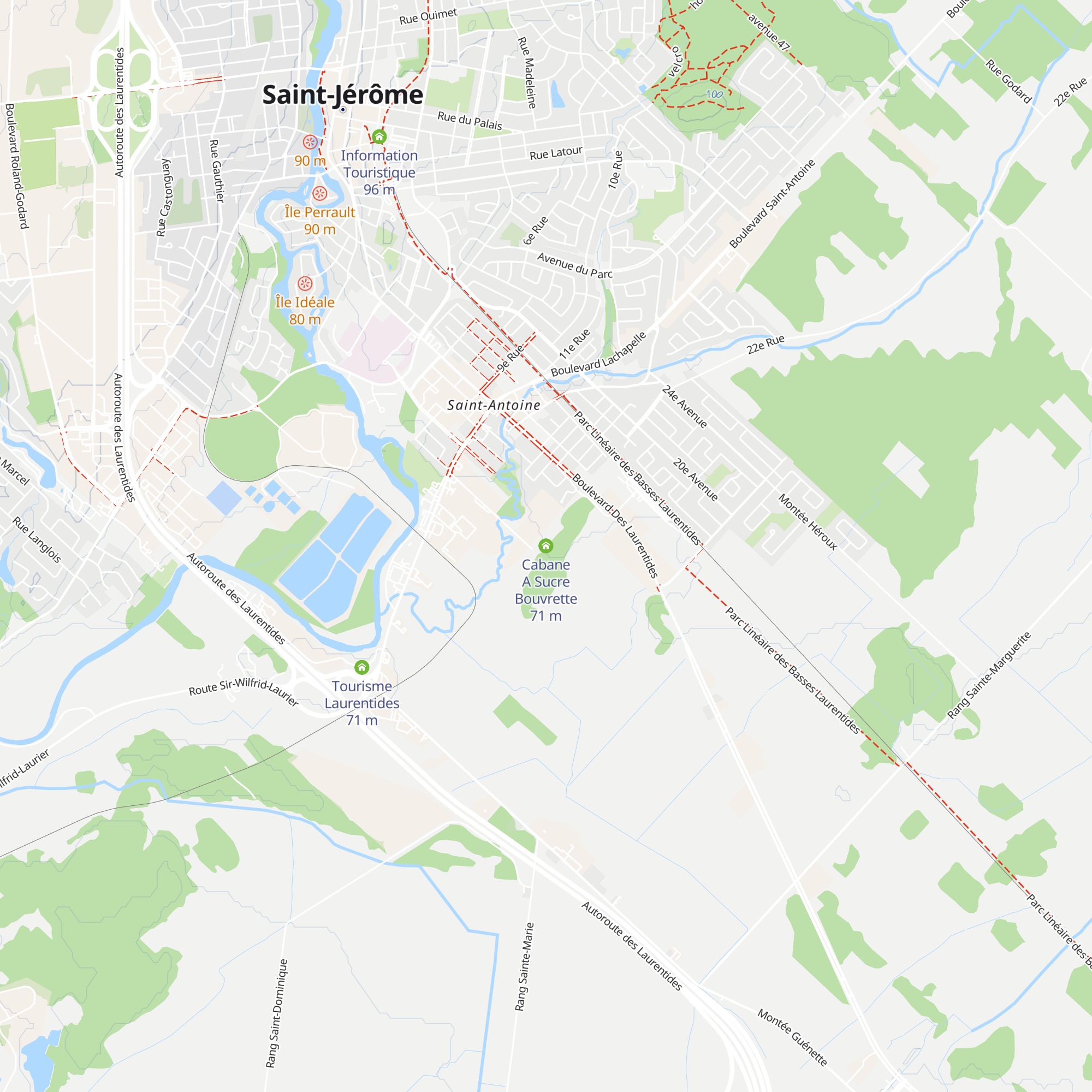 Cabane A Sucre Bouvrette map