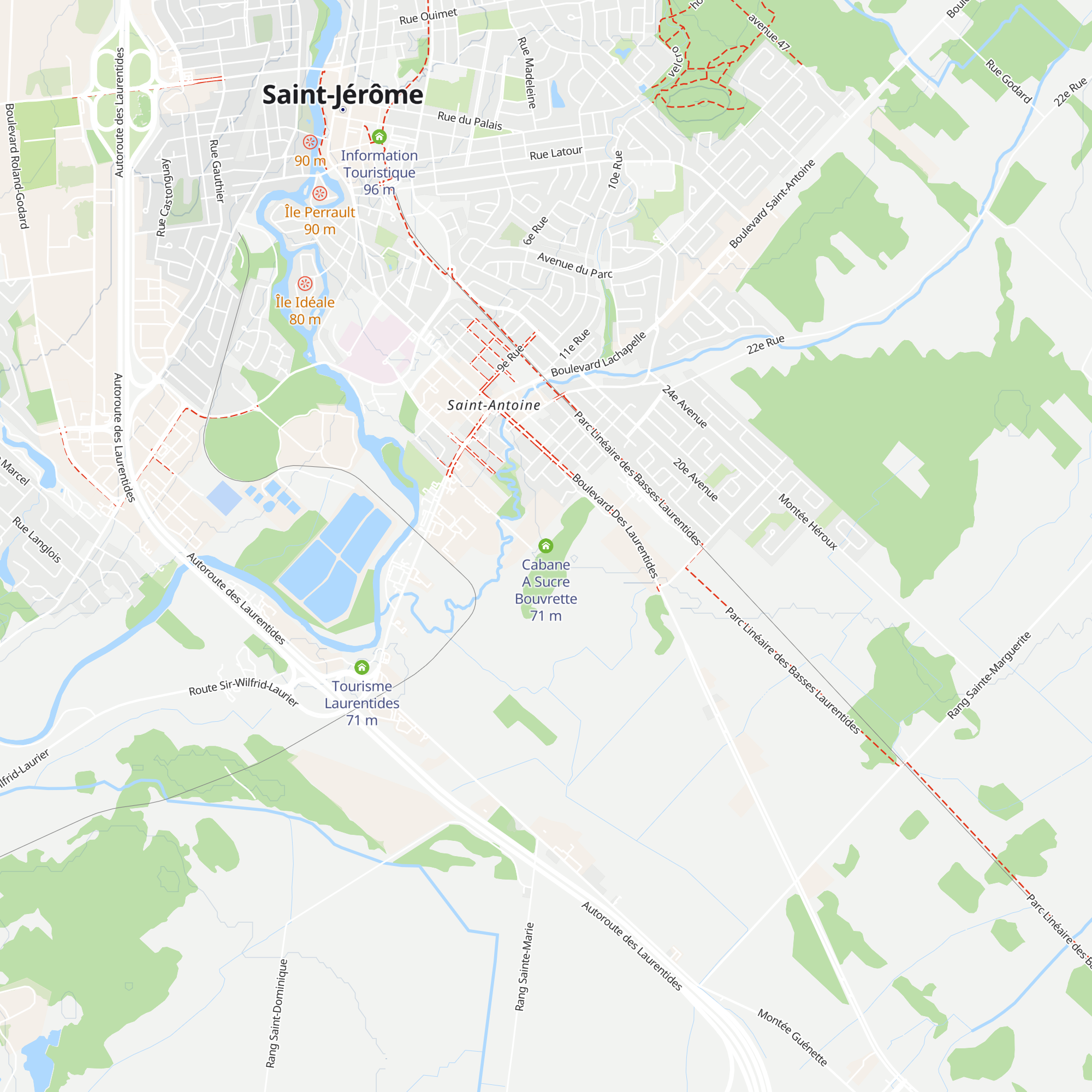 Cabane A Sucre Bouvrette map